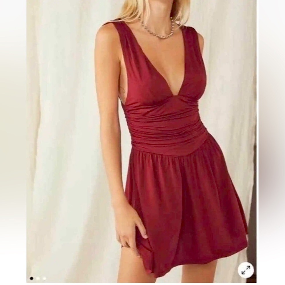 (NWT) Free People Here I Am Slip Mini Dress